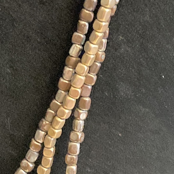 22" Chicos Multi Tone Beaded Necklace - Picture 4 of 11